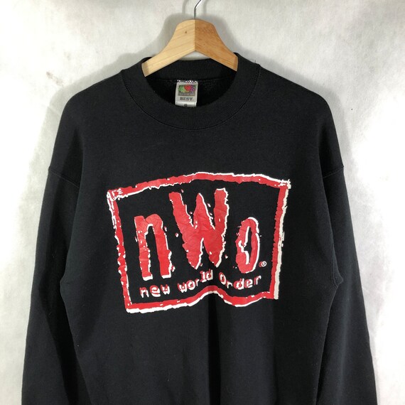 「高評価！」注目のレビュ Vintage Sweatshirt FOTL Wolfpac Order World New NWO 90s トップス
