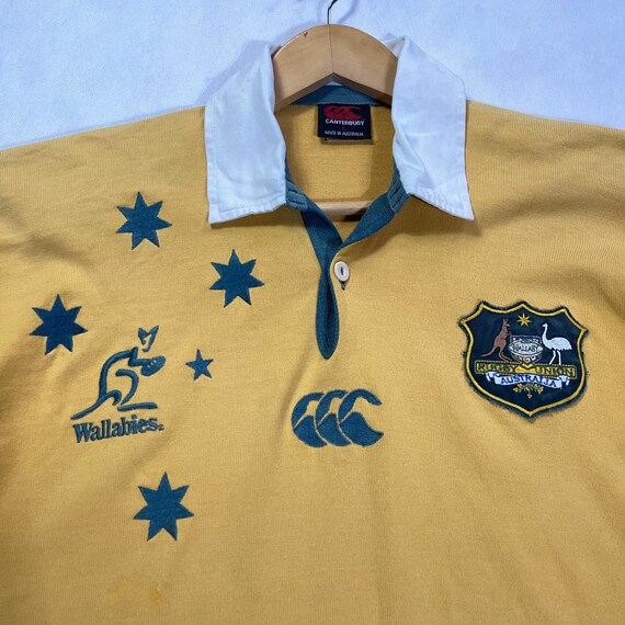 Vintage 2000s CCC Canterbury Wallabies Australia Rugby Union Shirt