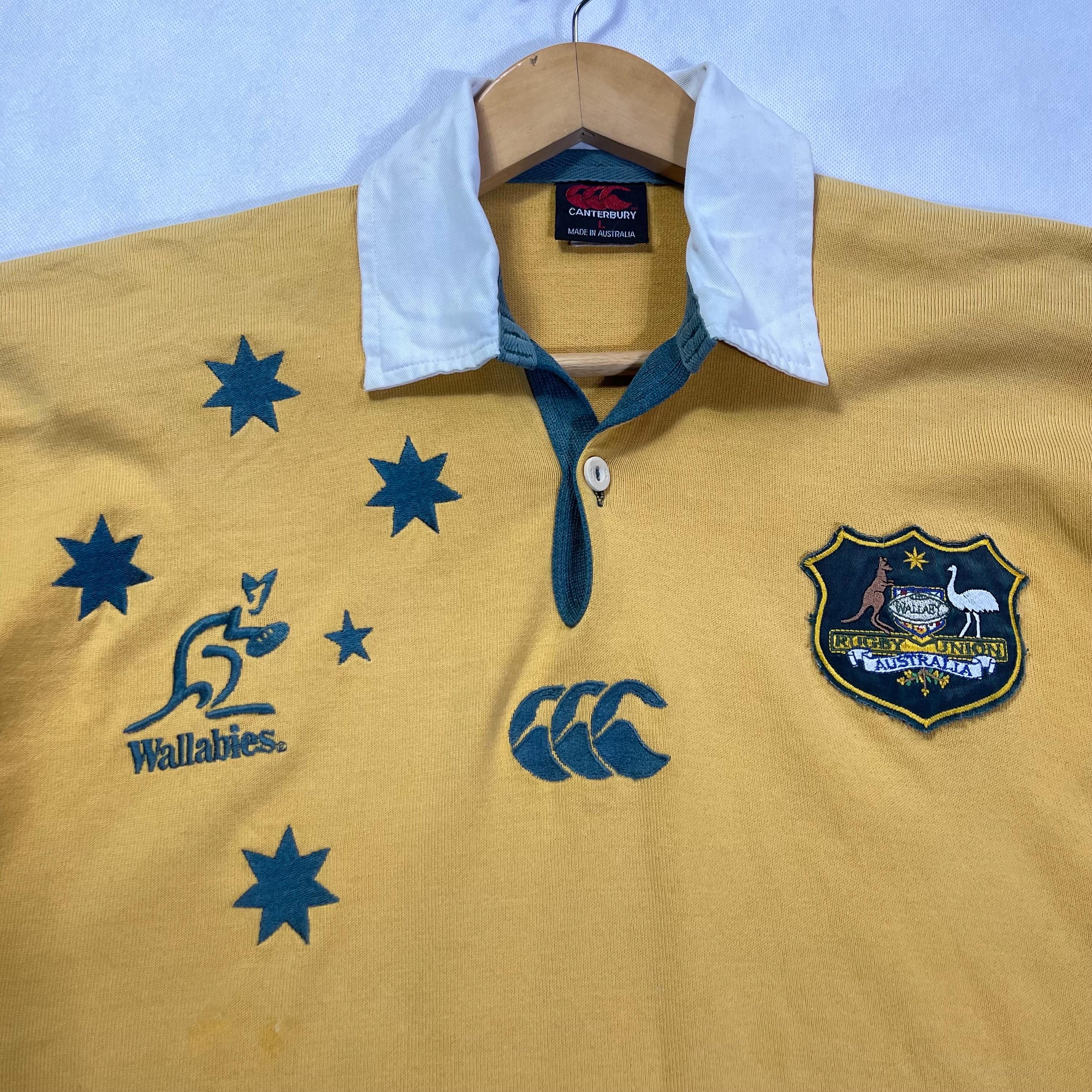 Vintage 2000s CCC Canterbury Wallabies Australia Rugby Union Shirt