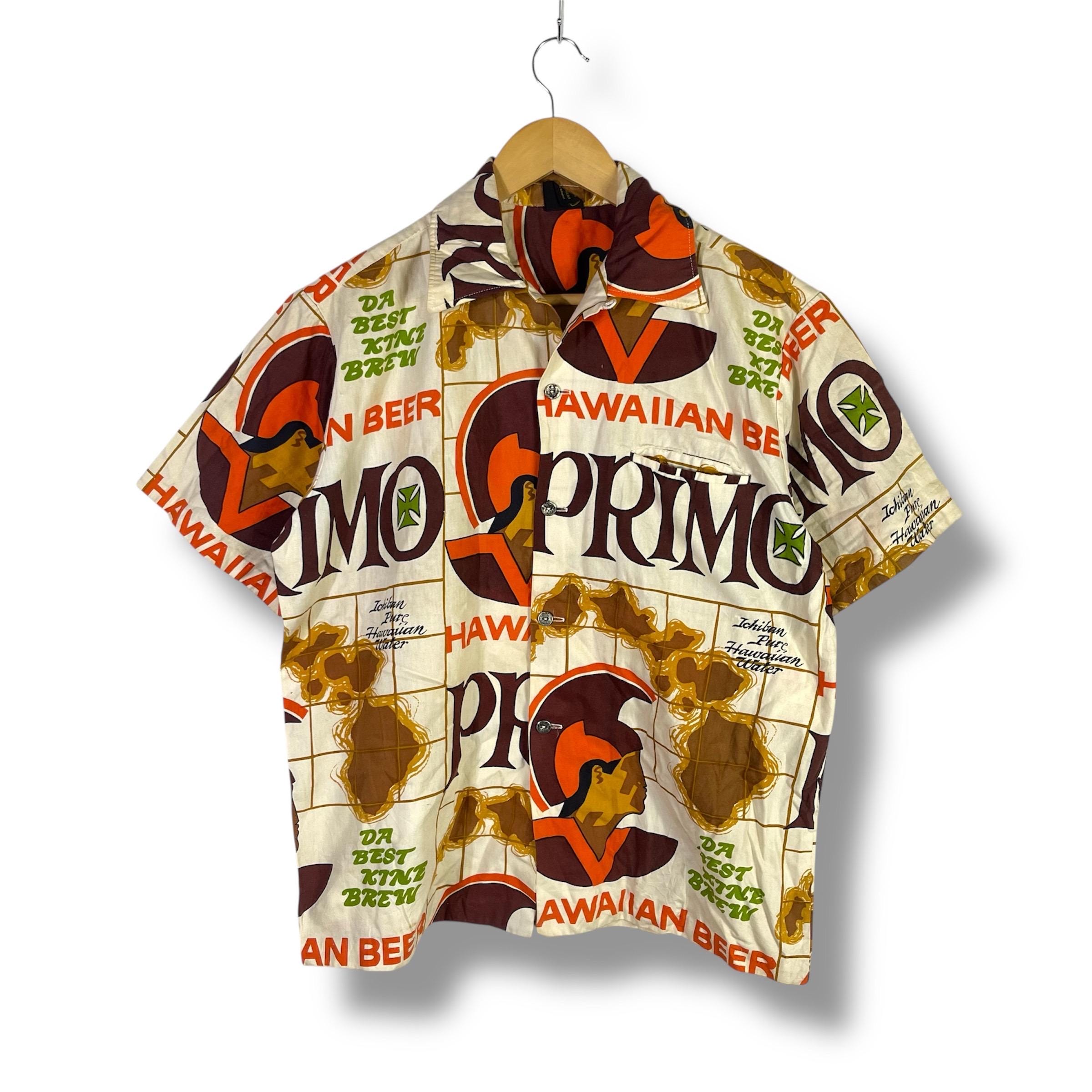 【THEAIRTOWN】hiragana vintage sk★ Rare Vintage 60s Primo Hawaii Holiday Sportwear Tiki Pop Art