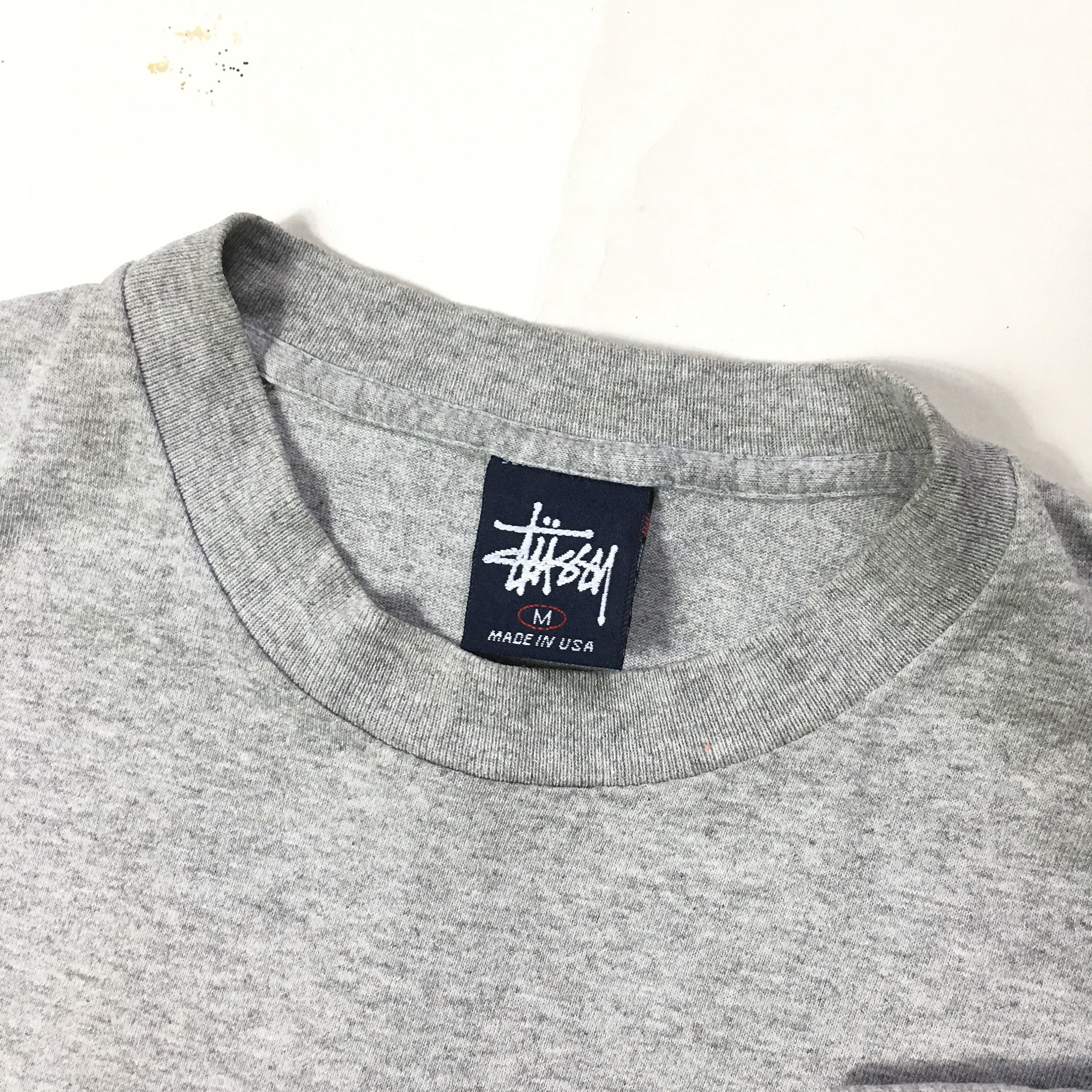 Vintage 90s Stussy Cut & Paste Design Big Logo Tee - Etsy