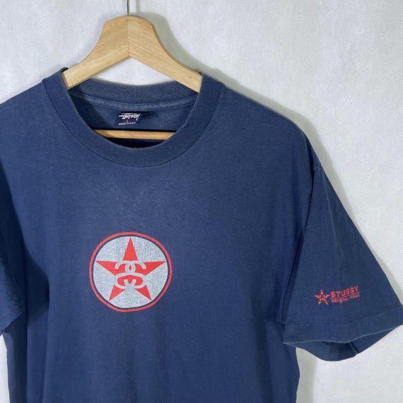 Vintage Stussy General Issue SS Logo 90s Streetwear Skate Large - Etsy
