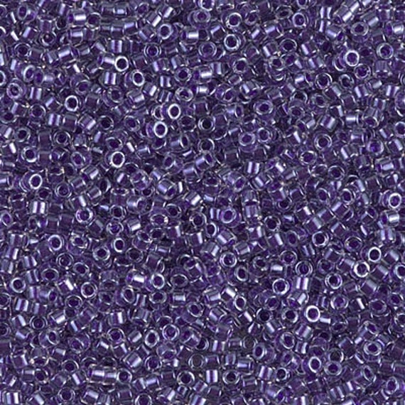 DB0923 Miyuki Delica Cylinder Seed Beads 11/0 - Amethyst