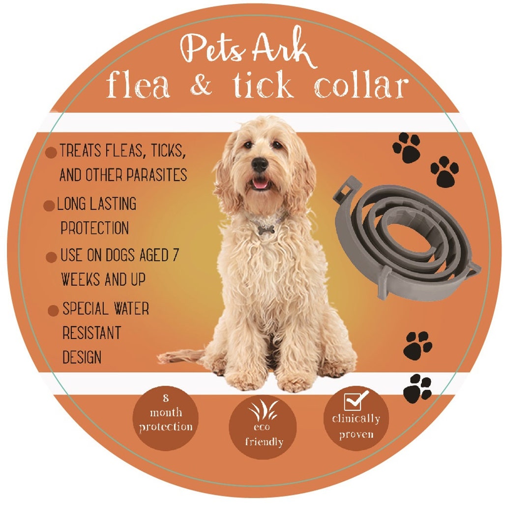 Dogs Flea and Tick Collar by Pets Ark lasts up to 8 Months Etsy