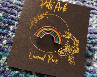 FREE UK shipping rainbow pin badge gay pride LGBTQ+