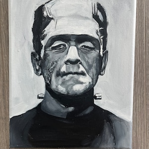 Frankenstein’s creature canvas painting