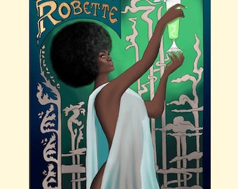 Modern Absinthe Robette Poster print