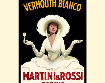 Matini Vermouth Rossi Wall Art Poster Print - Etsy