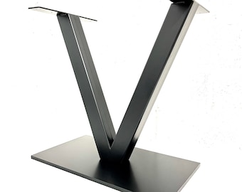 V Table Frame By Designer Legs - Centre Piece / Metal / Dining / Rustic / Steel / Metal / Industrial