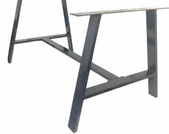 A Table And Bench Frame by Designer Legs - Rustic Steel Metal Industrial