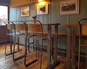 POSEUR height (1050mm) Table legs by DESIGNER LEGS / Industrial Metal Steel Rustic