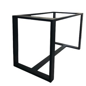 Sherwood rectangular table Frame - 60cm wide  by Designer Legs - Rustic Steel Metal Industrial