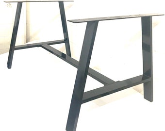 POSEUR height ( 1050mm ) A Table Frame by Designer Legs - Rustic Steel Metal Industrial