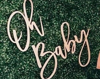 etsy oh baby sign