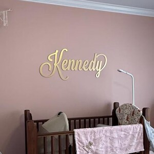 Custom Name Sign, Personalized Wooden Name Sign for Nursery, Wall Decor, Wood Letters, Baby Nursery Name Sign, Wooden Sign, Baby Name Sign