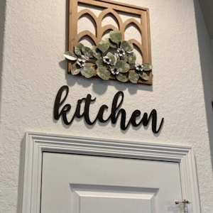 kitchen sign Wood Sign, kitchen decoration, kitchen Laser Cut Decor, kitchen wood decoration sign, wall art