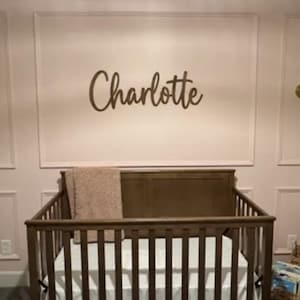 Custom Name Sign, Personalized Wooden Name Sign for Nursery, Wall Decor, Wood Letters, Baby Nursery Name Sign, Wooden Sign, Baby Name Sign