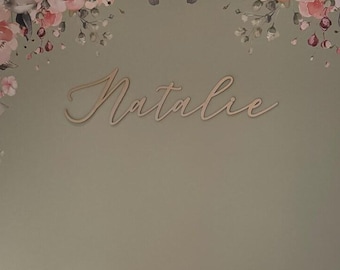 Custom Name Sign, Personalized Wooden Name Sign for Nursery, Wall Decor, Wood Letters, Baby Nursery Name Sign, Wooden Sign, Baby Name Sign