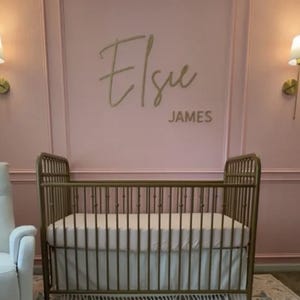 Custom Name Sign | Personalized Wooden Name Sign for Nursery | Wall Decor | Wood Letters | Baby Nursery Name Sign Wooden Sign Baby Name Sign