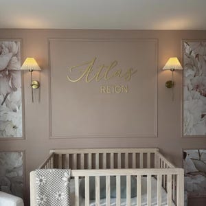 Name Cutouts for Nursery, Wooden Letters, Name Sign, Nursery Letters, Wall Art Above Crib, Nursery Decor, Nursery Wooden Name, Boy Nursery