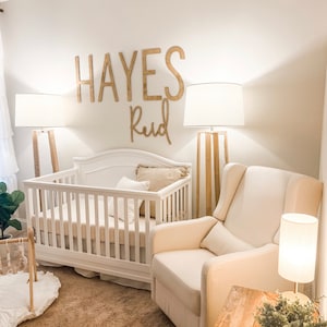 Personalized Baby Name wood Sign, elegant Kids Room Decor, Letter Wall Art, Kids Room Art, Wall Art for Nursery, Baby Name Sign, Gift idea
