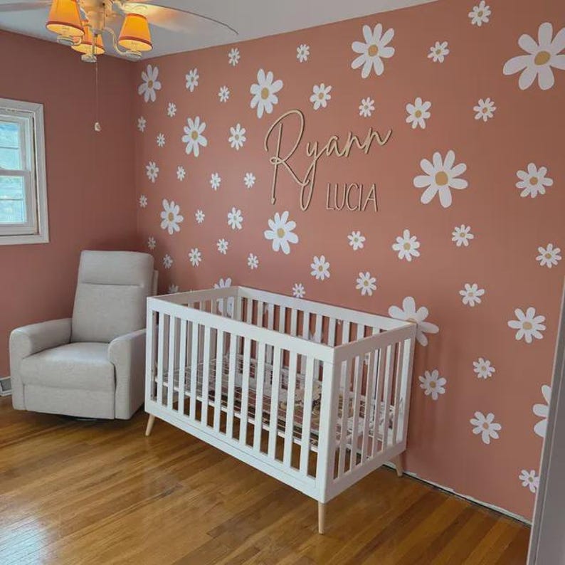 Nursery Name 3D Wood Sign / Cursive Name Laser Cut, Custom Name Feature Wall Art Script Font / Wood word cut out / Laser Cut Baby name, Gift image 16