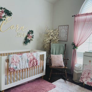 Nursery Name 3D Wood Sign / Cursive Name Laser Cut, Custom Name Feature Wall Art Script Font / Wood word cut out / Laser Cut Baby name, Gift image 20