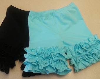 Icing Ruffle Shorts Shorties Wholesale MADE TO ORDER Ruffle Shorts Summer Shorts Girl's Shorts Girl's Summer Shorts Icing Ruffle Legging