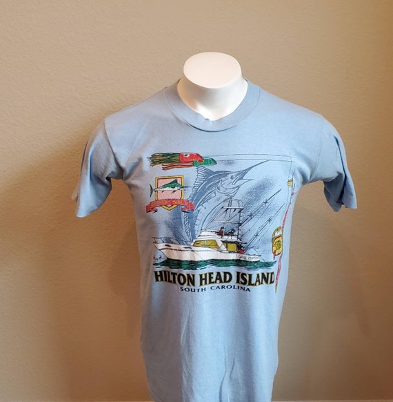 Vintage fishing shirt ocean - Gem