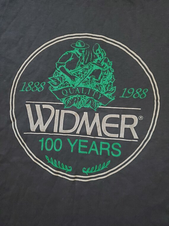 Vtg 80s Widmer Logo Wisconsin Cheese Lover Dairy … - image 2