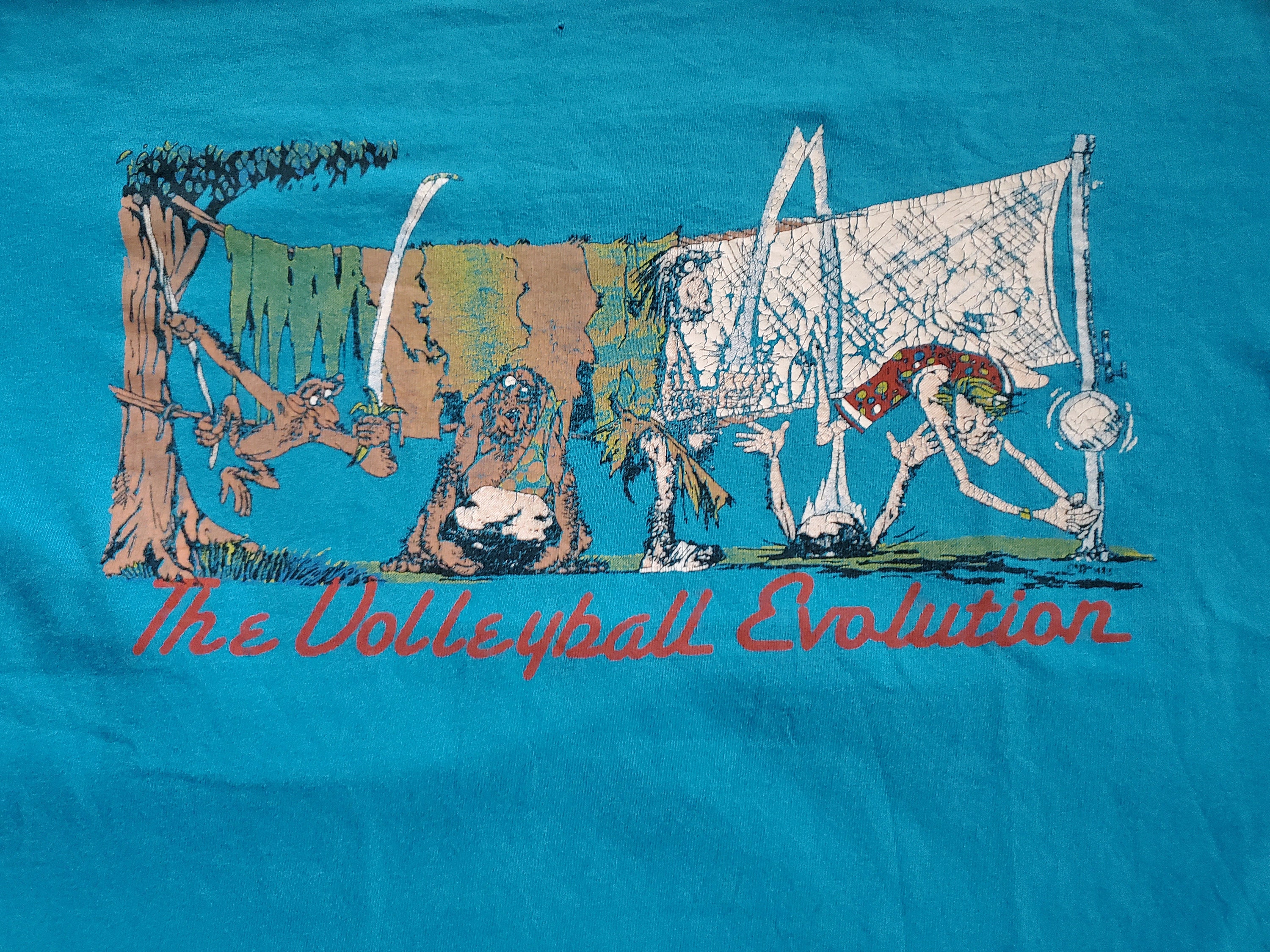 Vintage 1980s Volleyball Evolution Monkey Jungle Funny Cartoon - Etsy Vintage 1980s Volleyball Evolution Monkey Jungle Funny Cartoon - Etsy