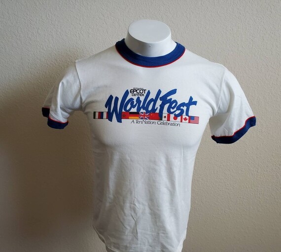 NOS Vintage 1980's Epcot Center World Fest Ten Nat