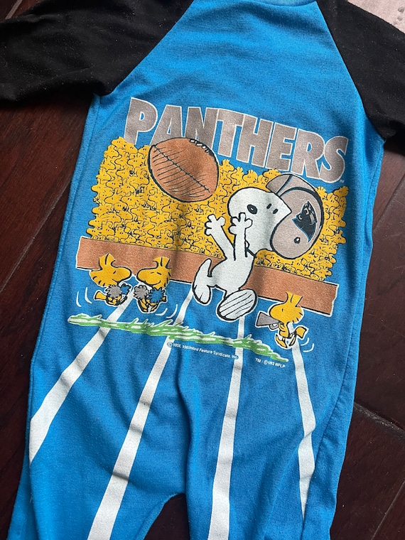 1993 Vintage NFL Carolina Panthers Snoopy Woodstoc