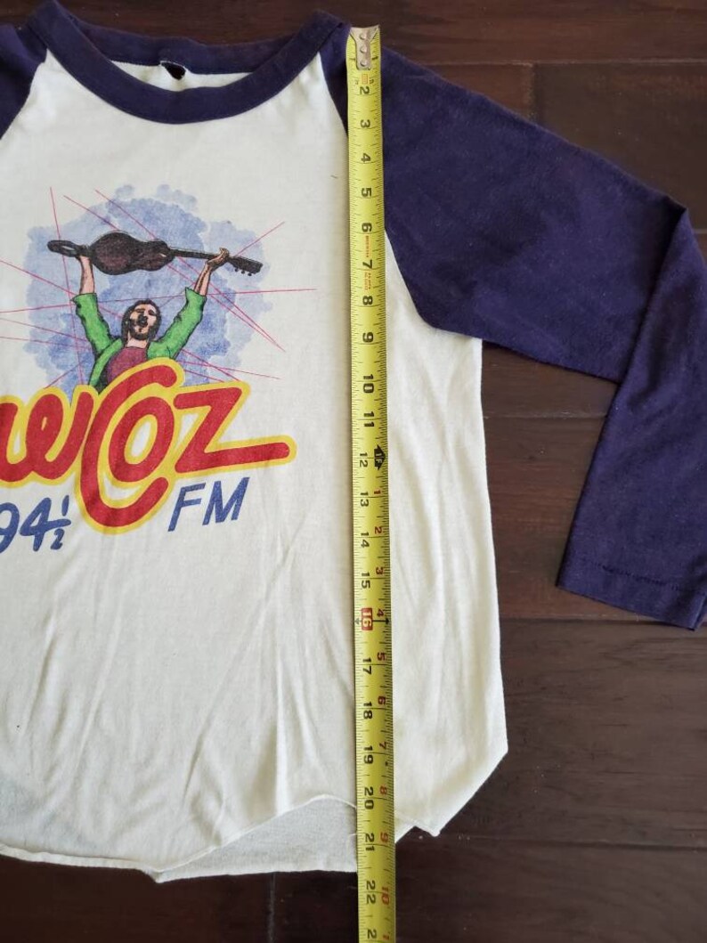 Vintage 70s The Who Shirt Rock Concert Music Shirt Raglan Jersey tee t shirt
