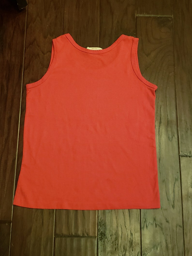 Vintage 80s Coca Cola Retro Pop Art Coke Brand Soft Drink Advertisement single stitch sleeveless tee t shirt