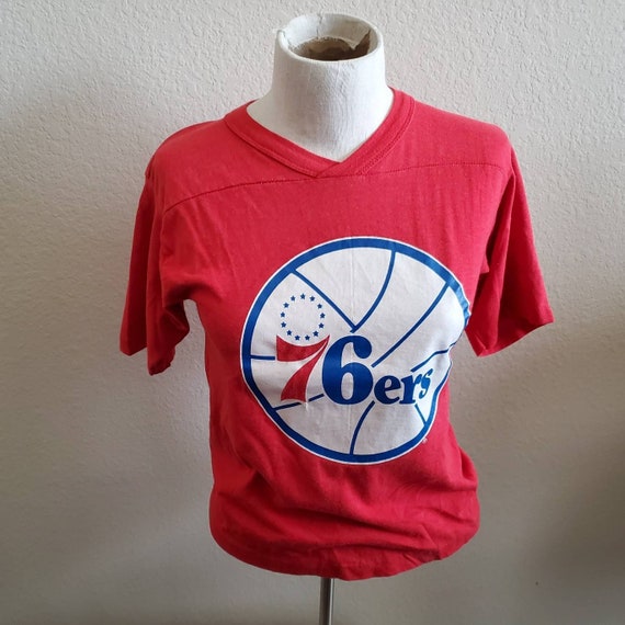 80s Vtg Philadelphia 76ers NBA Basketball Team At… - image 2