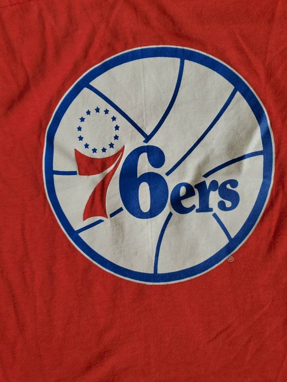 80s Vtg Philadelphia 76ers NBA Basketball Team At… - image 5