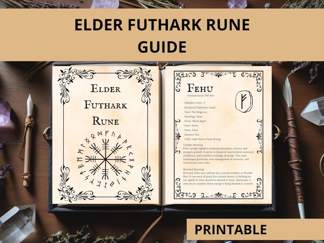 Elder Futhark Rune Guide | Norse Runes Meanings & Correspondences ...