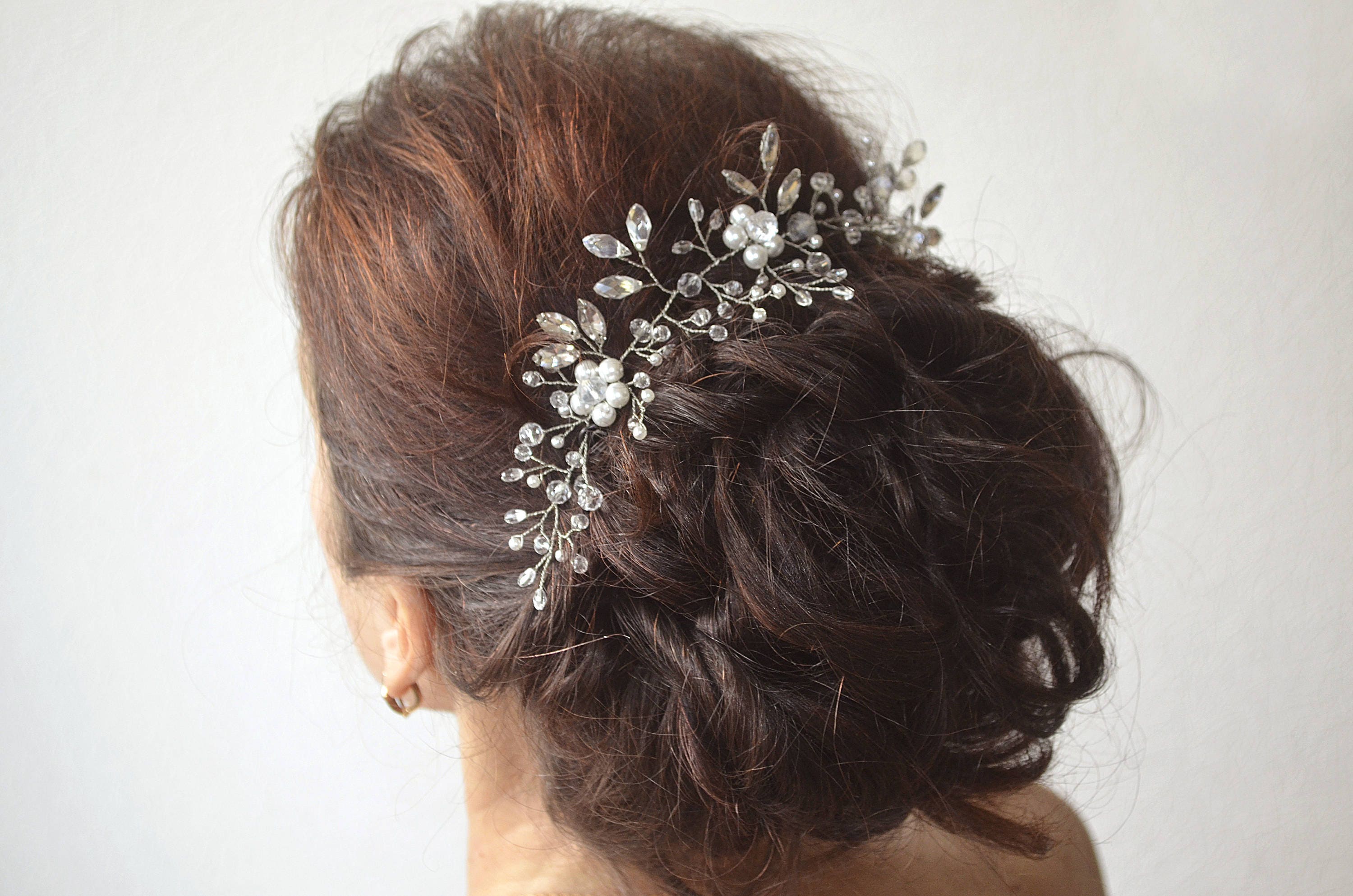 Bridal Hair Vine Floral Wedding Bridal Rustic Hair Piece Etsy