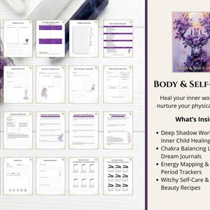 Witch Planner 2027 - 446-Page Grimoire Planner with Moon, Tarot, Runes, Spells and Sabbats, Hyperlinked PDF image 5
