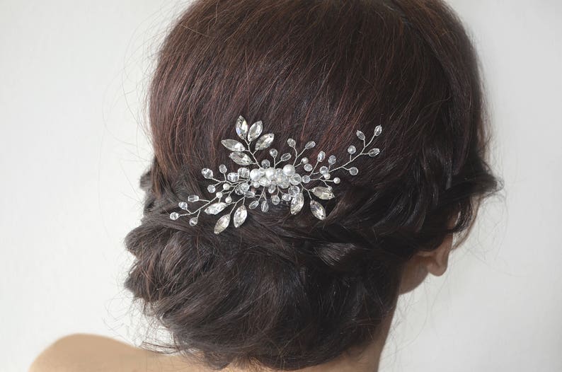 bridesmaid hair comb