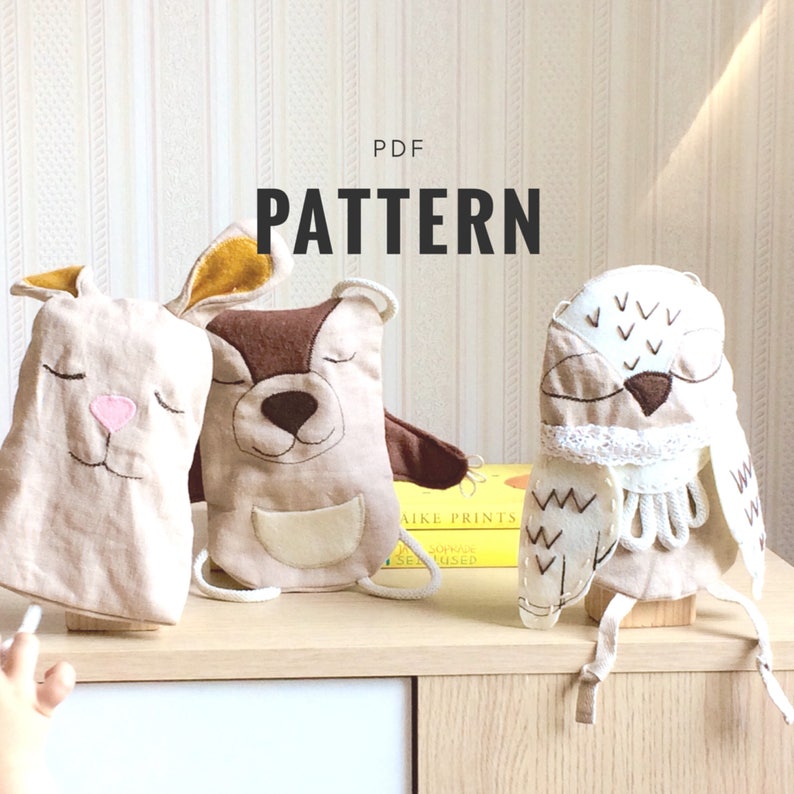 Toy Pattern Owl Soft Toy Pattern, Snow Owl Plush, Owl Nursery, Doll Making Tutorial ...