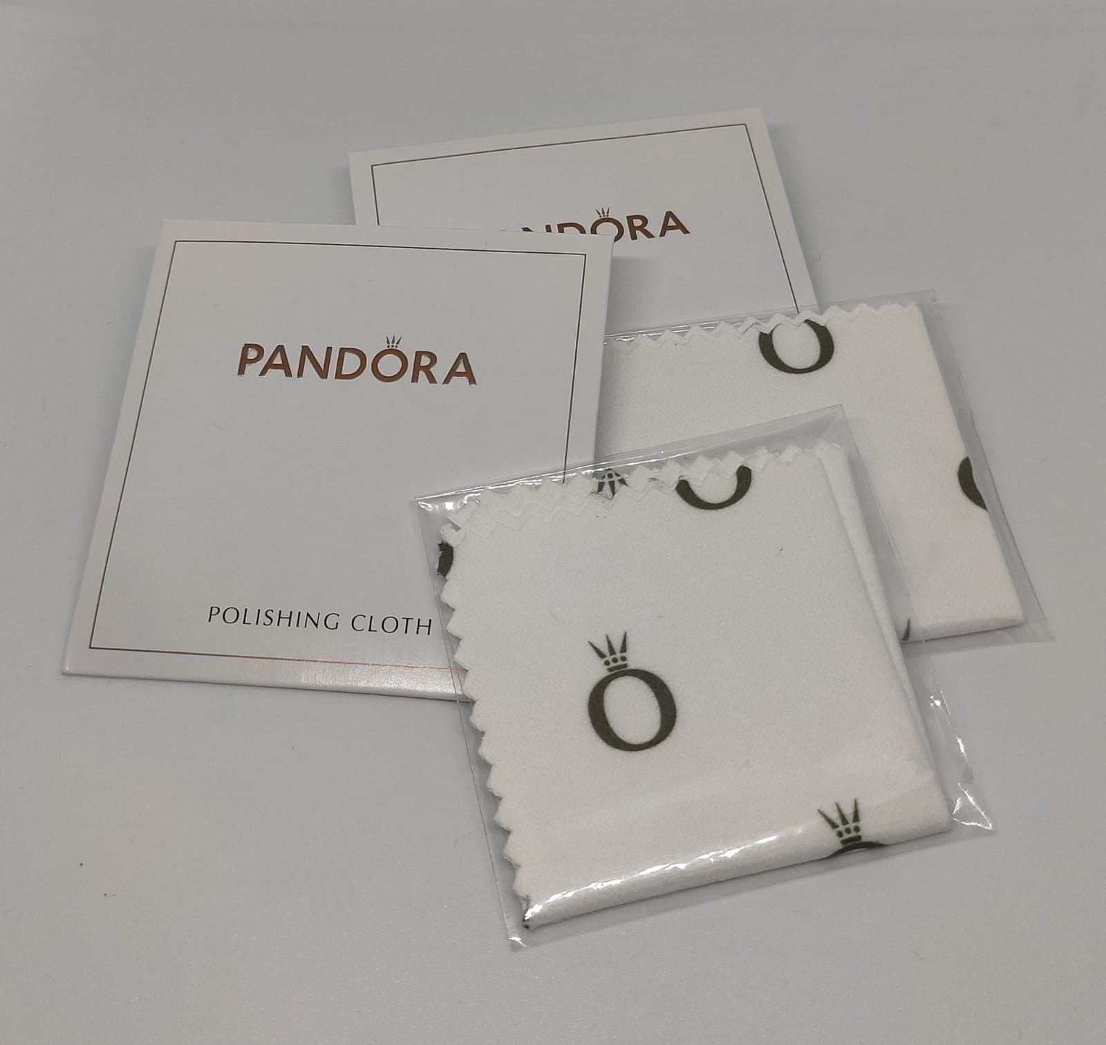 Pandora 100MM Carré Argent Chiffon De Polissage Bijoux Nettoyant Paquet De  2 -  France