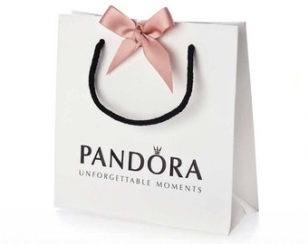 Borsa regalo piccola Pandora - 16x16 cm, confezione regalo di gioielli, confezione regalo, confezione di gioielli, amanti dei gioielli, regali di mamma fidanzata moglie