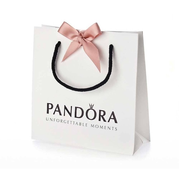 Pandora small gift bag - 16x16cm, jewellery gift wrapping, gift packaging, jewellery packaging, jewellery lovers, mum girlfriend wife gifts