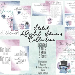 Stitch and Angel Bridal Shower Collection