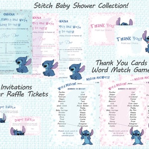 Stitch Baby Shower Collection