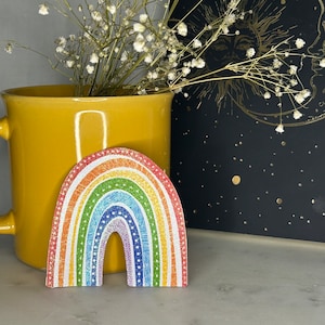 Adesivo arco-íris brilhante ~ Presentes ~ Diário ~ Scrapbooking ~ Laptop ~ Decalque ~ Copo
