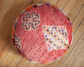 Stunning Faded Pouf, Moroccan Pouf, Circle Pouf, Pouf Set, Ottoman, Floor Pillow, Floor Cushion, 22"x 8"