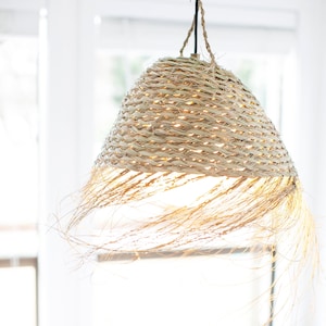 Plaited Doum Pendant Lamp Shade